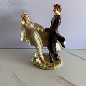 Vintage Dancing Wedding Couple 10 1/2 Tall